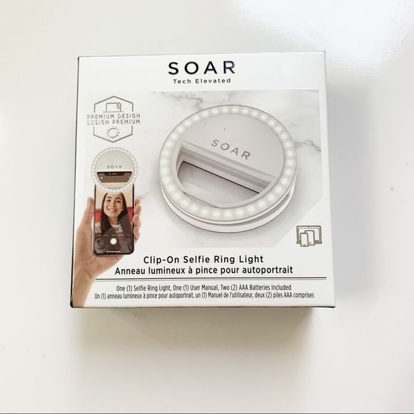 Soar | Clip-On Selfie Ring Light NIB - Picture 2 of 4